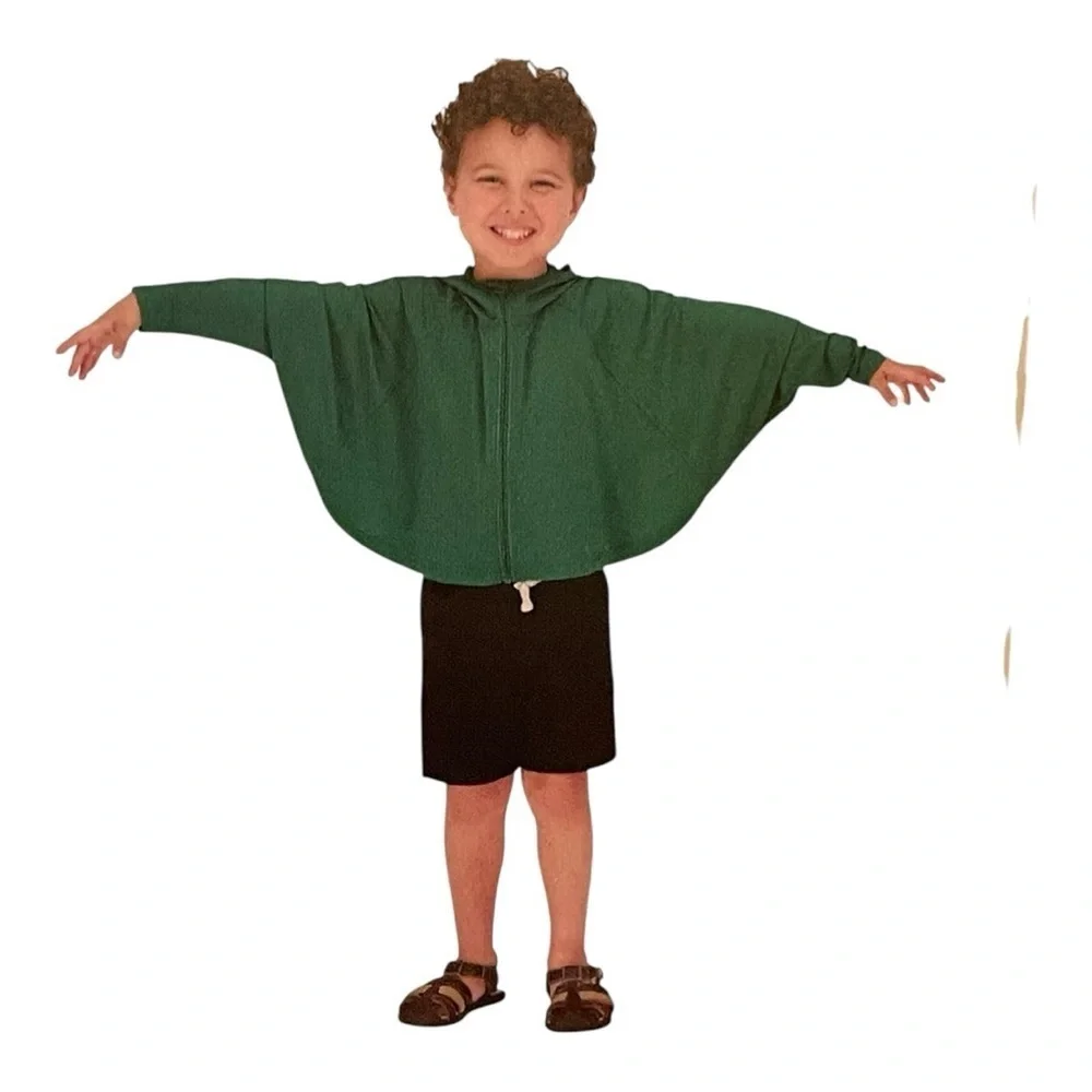 HAZEL + HARPER UPF Swim Coverup Green MOISTURE WICKING UPF PROTECTION 2T-4T